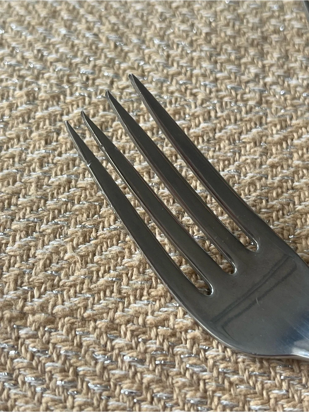 MODERN LIVING Rogers Satin Stainless Silverware Flatwear Dinner Forks (4)